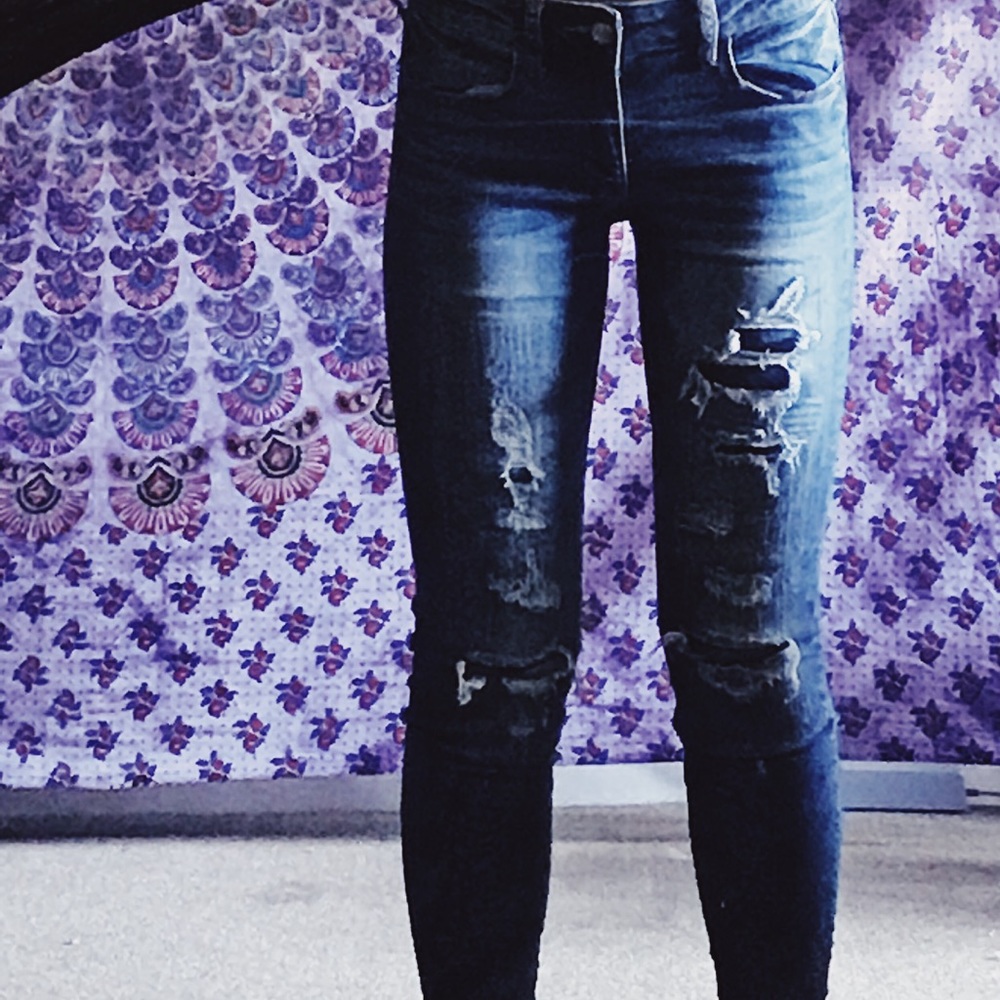 American Eagle Outfitters Ripped Jeggings